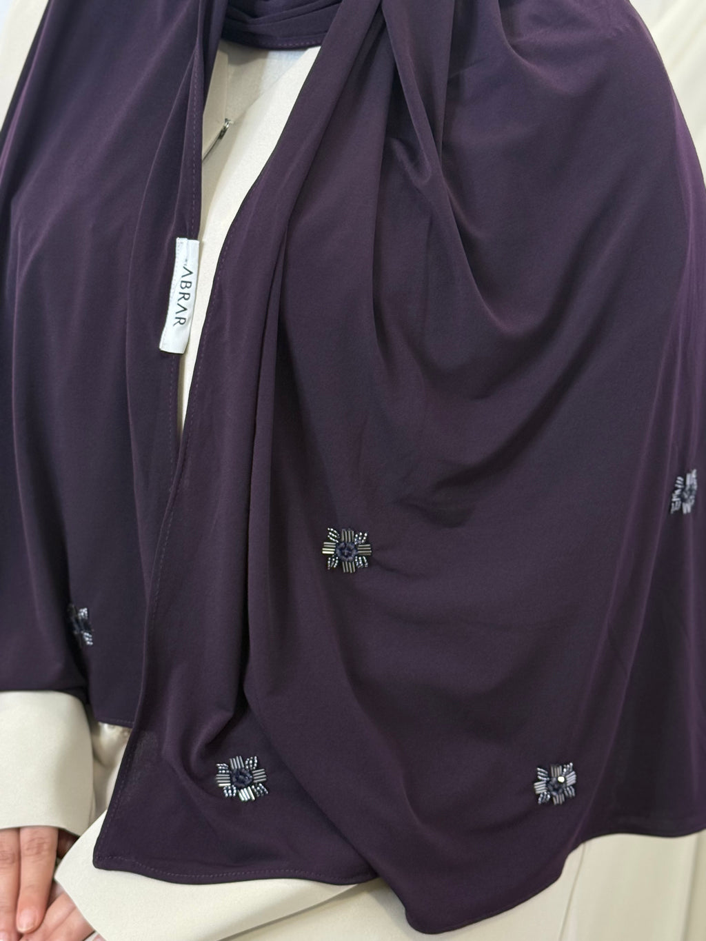 Hijab Jersey Premium Pearl