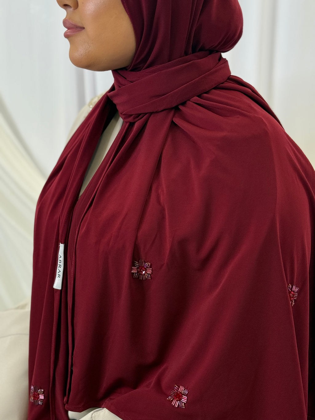 Hijab Jersey Premium Pearl