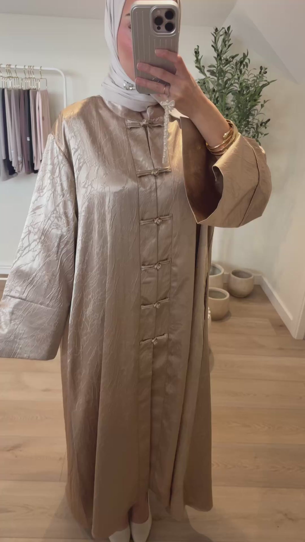 Vestido de botones